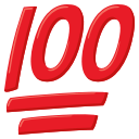 100% emoji