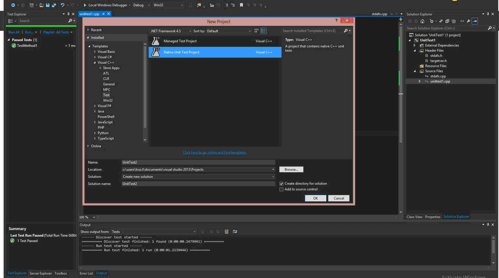 create class in visual studio code c++